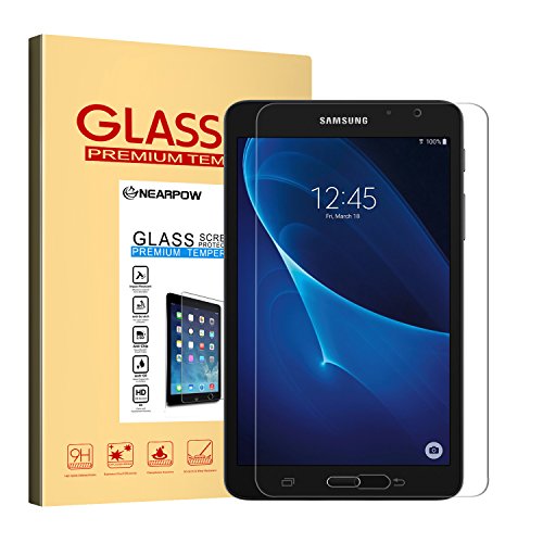 Samsung Galaxy Tab A 7.0 Panzerglas Displayschutzfolie, Nearpow Schutzfolie 9H Härte, Anti-Kratzen, Anti-Öl, Anti-Bläschen, lebenslange Garantie