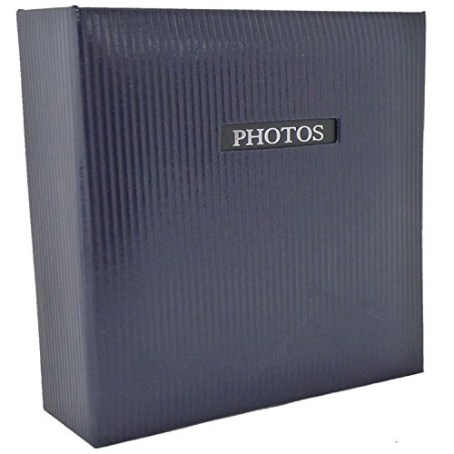 Dorr Eleganz Einsteckalbum Fotoalbum mit 200 Seiten, blau, 7 X 12,7 cm