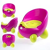 Töpfchen-Sitz von Luvdbaby/ Herausnehmbares inneres Töpfchen/ Hohe Rückenlehne und ergonomisches Design/ Nicht-rutschende Füßchen/ Tolles Design, das Ihre Kinder lieben werden - 2