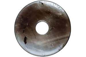 Mineral Import - Colgante Donut Grande de Cuarzo Ahumado - 3447VC