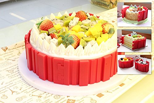 Splink Magic Kuchenformen Silikon Nonstick Bake Snake Backform Cake Mould DIY Fondant Kuchenform Backen Torten-Zubehör(Set 4 Stück) - 5