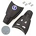 Price comparison product image RKFUK® - Saab DIY Repair Kit - Replacement 4 Button Smart Remote Car Key Fob Case with LOGO, 4 Tactile Micro Switches and a New Battery for Saab 93 95 9-3 9-5 TID Aero 4 Buttons Remote Refurbishment Kit