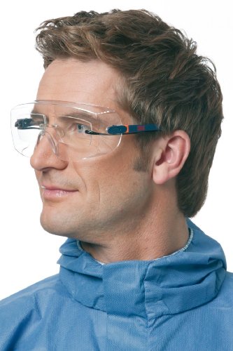 3M Schutzbrille 2800, Überbrille, Besucherbrille, AS, UV, PC, klar - 2
