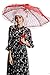 Produktbild DRESS ME UP YS-001R Parasol Spitze Sonnenschirm Barock Rokoko Viktorianisch Biedermeier Rot Gothic Lolita