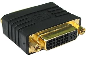 World of Data DVI Coupler - 24k Gold Plated - Female to Female (F-F) - Adapter