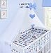 LUXURY 10Pcs BABY BEDDING SET COT BED PILLOW DUVET COVER BUMPER CANOPY to Fit Cot Bed Size 140x70cm 100% COTTON (Vehicles)