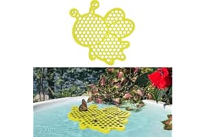 EHOTER Schwimmende Bieneninsel Schwimmende Bienen-Bewässerungsstation Schmetterling Bienenbewässerung Bienenfutterstation Bienenwasserfänger Tassen Bestäuber Bewässerungsstation für Bienenfütterung Bienenbad