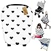 Produktbild iZiv Ultrasoft 4-in-1 Mehrzweck-Baby Stretchy Abdeckung Auto Sitz Baldachin/Krankenpflege Abdeckung/Warenkorb Cover/Infinity Schal Perfektes Geschenk für Baby (Farbe-2)