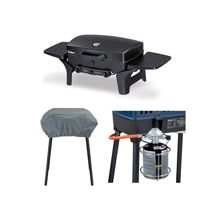 Enders Mobiler Tischgrill Urban Wetterschutzhlle Kartuschenhalter Set