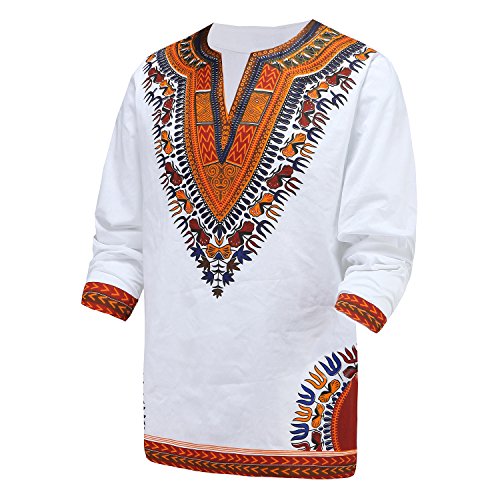 Dashiki Männer Hemd Afrikanischen Hippie - Vintage - Frauen Oben Haute Der Bluse