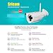 Produktbild Sricam Wireless IP Kamera, 1.0MP HD CCTV System Überwachungskamera für Outdoor mit Nachtsicht IR-CUT, IP66 Wasserdicht, unterstützt 128 GB ONVIF TF-Karte, Weiß