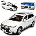 Produktbild Paudi Mitsubishi Outlander CWo Weiss SUV 3. Generation Modell Ab 2012 Ab Facelift 2016 1/18 Modell Auto mit individiuellem Wunschkennzeichen