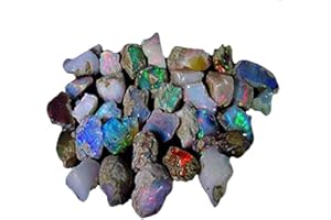Duggu Natural Ethiopian Welo Opal Rough Bright, Flash, Fire, Color, Nice Lot 30.00 Carat