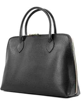 modamoda de - ital. Ledertasche Henkeltasche Tragetasche DIN A4 Business Echtleder T102