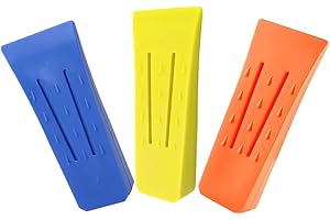 Junhui 3 Stück Baum-Fällkeil, 6 Zoll Kettensägen Fällkeil Set, Holzscheitkeile für Kettensäge, ABS-Kunststoff Holzspaltbaum Schneidekeil, Werkzeuge zum Kontrollierten Fällen von Bäumen