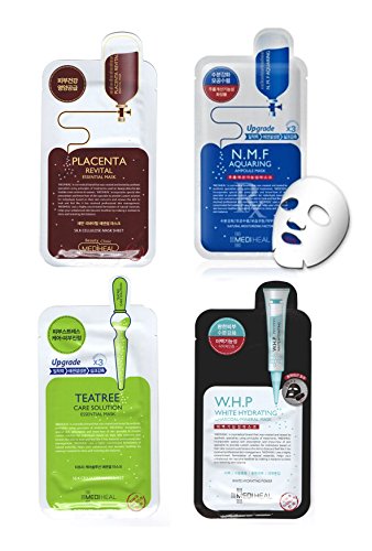 [MEDIHEAL] Korean Cosmetics Mask Sheet 4type, total 4pcs set