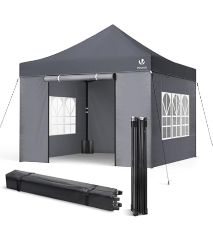 YITAHOME Pop Up Pavillon 3x3m Mit Seitenwänden - Ideal Für Garten & Outdoor