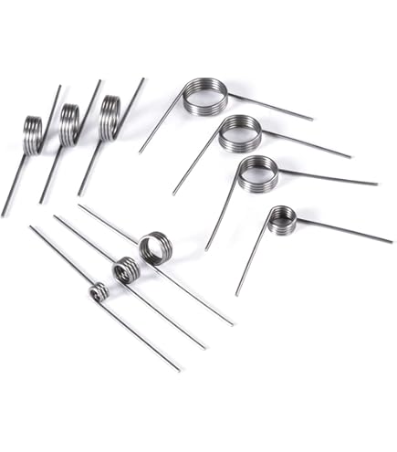 Spring For 180 Rotation Assorted Springs Cilky 10Pcs V-Shaped Torsion Spring 0.7mm Wire ...