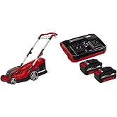 Einhell GE-CM 36/37 Li - Solo, Ak&uuml;l&uuml; &Ccedil;im Bi&ccedil;me Makinesi ve Einhell 18V 2x4,0 Ah PXC Twincharger Kit, Ak&uuml; &amp; Şarj Cihazı