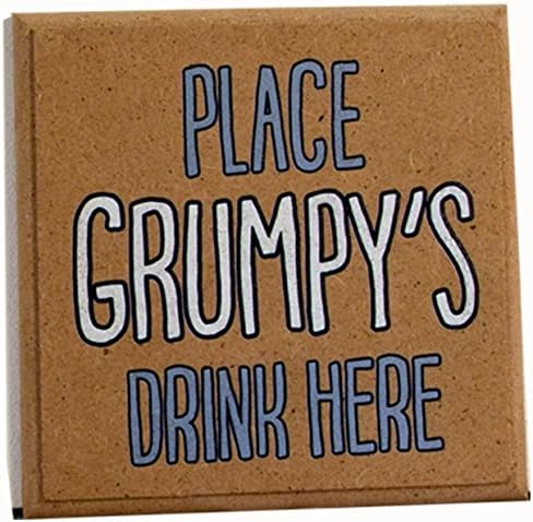 Angelic Hen Grumpy's Coaster - Baa! Humbug!