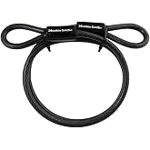 Master Lock 85dpf ağır g&ouml;rev d&ouml;ng&uuml;s&uuml; ucu kablosu, 4 ayak &ouml;rg&uuml;l&uuml; &ccedil;elik, 3/8 in&ccedil; &ccedil;ap, 85DPF