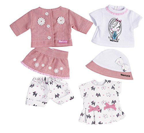 Nenuco Vêtements Super Set pour poupées de 35 cm (Famosa 700013740), Multicouleur