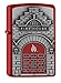 Produktbild Zippo FIRE House - Red Matte - Spring 2017 Feuerzeug, Chrom, Silber, 5.8 x 3.8 x 2 cm