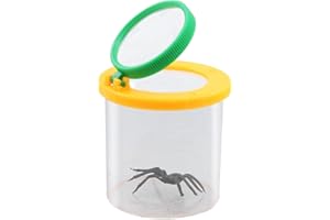 CEASNITIS Bugs Catcher for Kids with a Spider Toy, Bugs Magnifier Insect Magnifying Jar Backyard Explorer Collecting Science Kit for Children and Kids Bugs Catcher