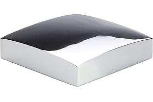 FORGE Jackson Woodturners Chrome Flat Newel Post Cap for 70mm Newel Post