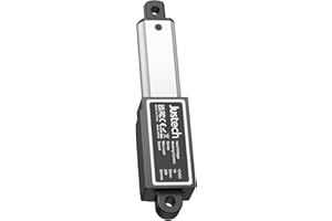 Justech 30mm Actuador Lineal Motor DC 12V 30N Motor de Actuador Lineal Aleación de Aluminio para Ajustar las Antenas de Televisión, la Silla de Cubierta, Ventanas y Otras Aplicaciones