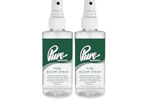"Pure Scented 200ml Room & Fabric Sprays 2 x 100ml Suitable For Home, Car, Caravan, Work, Gym Bags, Odour Eliminators (2 x 100ml, Pine)"