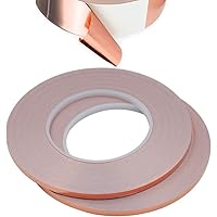 Senven Advanced supraleitendes Kupferfolien-Abschirmband - superleitend - (50 m × 5 mm) × 2 - EMI- und HF-Abschirmung…