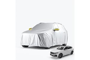 ‎TK GRUPPE TIMO KLINGLER Autoplane SUV Abdeckplane - Auto Abdeckung & universale Autoschutzhülle - Autogarage - Car Cover - wasserdicht & wetterfeste Autoplane (SUV (490 * 190 * 180cm))