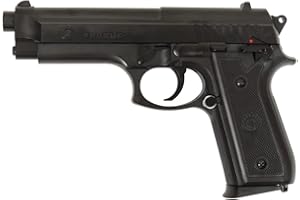 2EAGLE Pack Airsoft Pistolet modèle Z.92 à Ressort/matière: ABS/Puissance 0.5 Joule/livré avec Accessoires