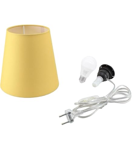Lampada Tappo Bottiglia Kit Lampada Da Bottiglia - Paralume Nero, Portalampada E27, Filo E Interruttore, Led Incluso Lampada Bottiglia