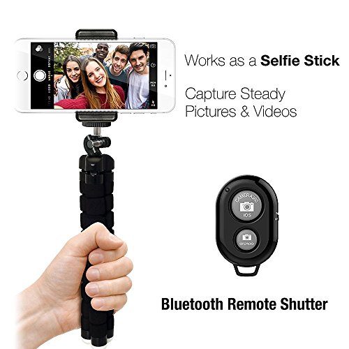 APEXEL Kit obiettivo fotocamera, telescopio monoculare 18x con oculare, obiettivo grandangolare 0,63x, obiettivo macro 15x, obiettivo fisheye 198 Â° , Treppiedi con montaggio su fotocamera flessibile con scatto remoto per iPhone Samsung e Huawei e piÃ¹ Andriod smartphone