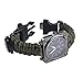 Price comparison product image UltraGood Outdoors Survival Multifunction Bracelet Watch, Survival Kit Bracelet,Rope+Whistle + Compass + Fire Starter, for Hiking Rock Climbing Camping First Aid Kit (Army Green)