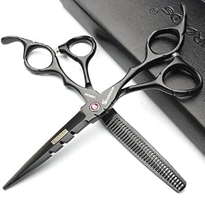 6 inch Japan 440c Sharp Professional Hairdressing Scissors 17.5 Hairdresser Hair Cutting and Hair thinning Dedicated… - Image 3