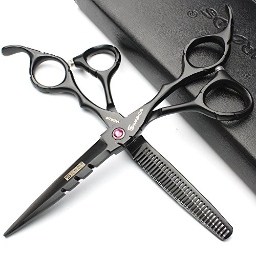 6 inch Japan 440c Sharp Professional Hairdressing Scissors 17.5 Hairdresser Hair Cutting and Hair thinning Dedicated… - Image 4