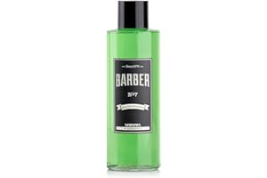 BARBER MARMARA No.7 Eau de Cologne Men Splash en botella de vidrio 1x 500ml - After Shave Men - Agua perfumada - Refresca los refrescos - Perfumados para hombre - Colonia de barbería