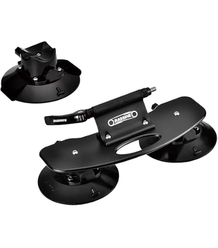 Porte-Vélo De Toit à Ventouse RockBros, 1 Vélo, Noir, Alu Et Caoutchouc
