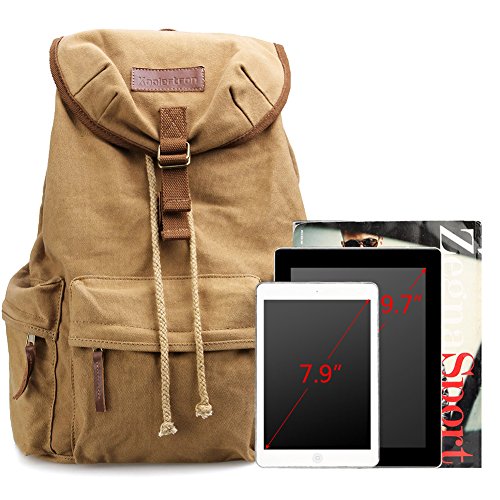 Koolertron - Etui Toile DSLR Camera SLR   paule Sac    dos sac de montagne Avec Rain Cover   tanche pour Sony Canon Nikon Olympus ont une position sp  ciale pour ordinateur portable et tablette
