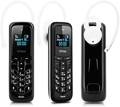 Romars GTStar BM50 VOICE CHANGER 3 in 1 The Worlds Smallest Thinnest Mobile Phone Bluetooth Dialer Bluetooth Headphone Micro SIM Card (White)