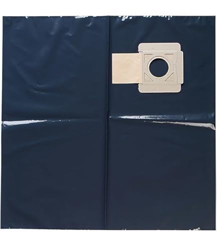 McFilter I Lot De 20 Sacs D'aspirateur Compatibles Avec MAKITA VC2000L VC2010L VC2012L VC2511L VC2512L VC3011L VC3012L VC3511L I Sacs Non Tissés Type DSM 42