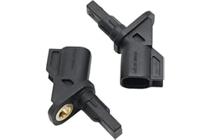 Hoypeyfiy 2Pcs 1S7T2B372AC Front ABS Wheel Speed Sensor, Replacement for Focus Galaxy Kuga Mondeo Replacement for Mazda 3 Replaces 1S7T2B372AD