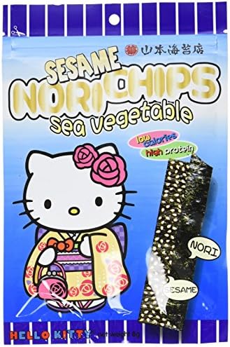 Takaokaya Hello Kitty Sesame Seed Seaweed Snack 8 g (Pack of 30)