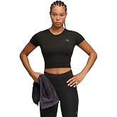 PUMA W Cloudspun SS Twist Tee T-shirts Unisex Adult (Pack of 1)
