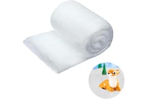 PEJLND Schneematte für Weihnachtsdeko - 150*40cm Kunstschnee Deko zum Dekorieren und Basteln, Watte Deko Weihnachten Schneedecke Deko Set Künstliche Schneematte für Weihnachtsdorf Hintergrund Dekorationen