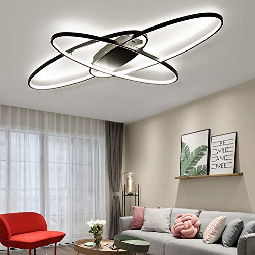 Wohnzimmerlampe LED Deckenleuchte Modern Chic Oval Decke Dimmbar