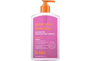 B.Tan Glow Your Own Way Clear Self Tan Gel for Women 16 oz Gel